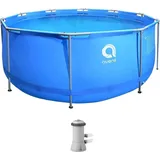 Avenli - Frame Pool 366 x 122 cm Basic Rundpool mit Filteranlage
