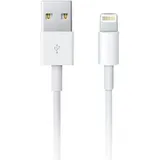 Apple Lightning auf USB Kabel Lightning Stecker auf USB Typ A Stecker 1.00 m weiß (Kabel & Adapter)