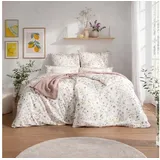Estella Bettwäsche Estella Mako-Satin Bettwäsche 135x200 Petra elfenbein Blumenwiese, Mako-Satin, 2 teilig, für Sommer und Winter blau