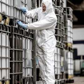 AS Arbeitsschutz GmbH Nitras Protect Chemikalienschutzoverall, weiß XL