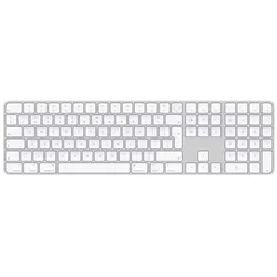 Apple Magic Keyboard weiß mit Touch ID mit Ziffernblock weiße Tasten