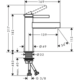 Hansgrohe Finoris Einhandmischer Chrom