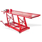 Motorrad-Montagerampe DMR1000, hydraulisch, TK 454 kg, Hubhöhe 170-780 mm, LxB 2.200/2.800 x 680 mm