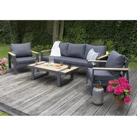 BellaVista Loungeset Arona 1x Sofa 2x Sessel 1x Tisch