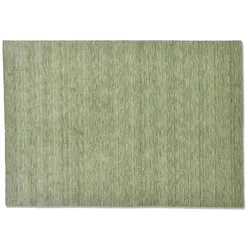 SANSIBAR Sylt Wollteppich  List , grün , Wolle , Maße (cm): B: 60 H: 1,3