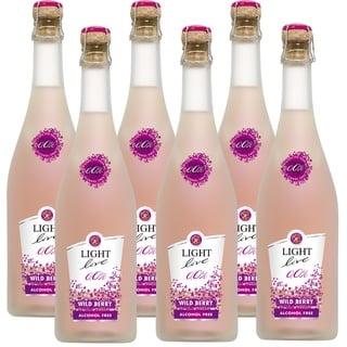 LIGHT live alkoholfrei 0,0% Sparkling Wildberry (6 x 0,75 l)