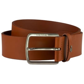 Lacoste Casual 35 Raw Edges Stitched Belt W90 Camel
