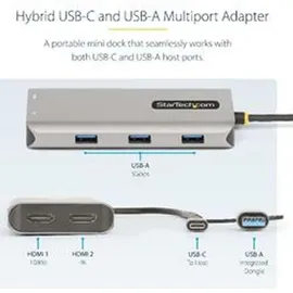 Startech USB-Adapter (167B-USBC-MULTIPORT)