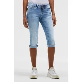 Soccx Damen, Capri Jeans, SU:MI regular fit, sun and sand Blue, 33 - 33W