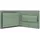 Fossil Leder Kartenetui Everett Bifold Card Case Sage braun grün - Braun/Grün/Grau