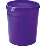 HAN Papierkorb GRIP, 18 Liter, mit 2 Griffmulden Trend Colour lila