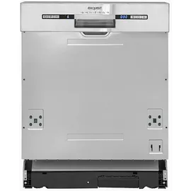 Exquisit EGSP2112-EB-030E Einbau-Geschirrspüler (teilintegrierbar, 598 mm breit, Inox)