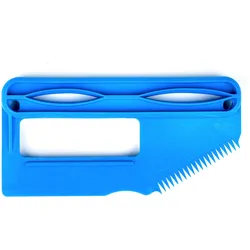 Surflogic Wax&fin tool Wachskamm Surfboard Wachs Entferner, Farbe: black