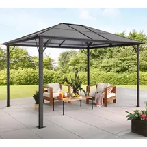 Konifera Pavillon-Ersatzdach Aruba 2.0 300 x 365 cm Grau/Transparent