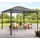 Konifera Pavillon-Ersatzdach Aruba 2.0 300 x 365 cm Grau/Transparent