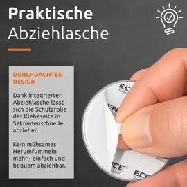ECENCE Magnethalterung Weiß 10 St.