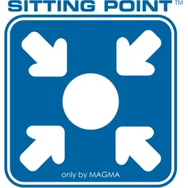 Magma Heimtex Sitting Point Sitzsack Brava BeanBag 120 l Grau