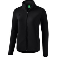 Erima Damen Basic Sweatjacke, Schwarz, 42