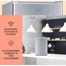 Klarstein Fargo 67 Getränkekühlschrank 67 l 47,5 cm hoch Silber
