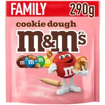 M&M's M&M’s Cookie Dough, Knackige Schokolinsen mit Keksteiggeschmack und bunter Zuckerhülle als Süßigkeit, Schokolade zum Teilen, 1 x 290 g