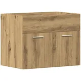 vidaXL Waschbeckenunterschrank Artisan-Eiche 60x38,5x46 cm