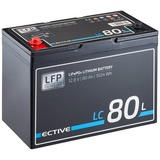 ECTIVE LC 80L 12V LiFePO4 Lithium Versorgungsbatterie 80Ah