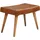 KADIMA DESIGN Chesterfield-Lederhocker 67 x 47 x 39 cm Braun