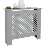 ML-Design Heizungsverkleidung Wabenmuster 78x19x82 cm Grau