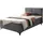 'massivart' Boxbett 120 x 200 cm Grau