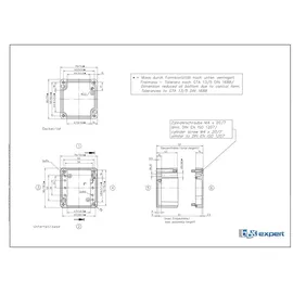 BOXEXPERT BXPBAL758057-A01 Installations-Gehäuse Aluminium Silber-Grau 1St.