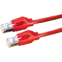 Draka Comteq S/FTP Patch cable Cat6, Red, 2m Netzwerkkabel