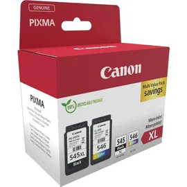 Canon PG-545XL schwarz + CL-546XL CMY