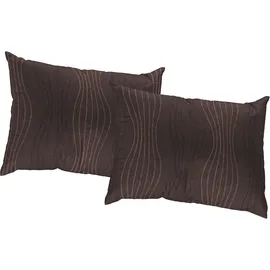 Wirth Kissenbezug Riccia 40 x 40 cm Lila