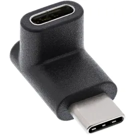 InLine USB 3.2 (Gen.2) Adapter, USB-C Stecker an C Buchse, oben/unten gewinkelt