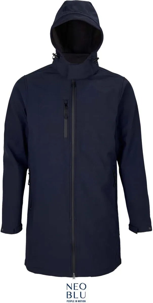 NEOBLU Herren 3-Lagen Softshell Mantel Softshell-Jacke Achille Men night blue 4XL