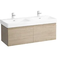 Laufen Pro S Waschtischunterschrank, 2 Schubladen, Eiche hell