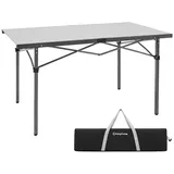 KingCamp Campingtisch Camping Rolltisch Klapptisch Garten Falttisch Alu 136x70cm