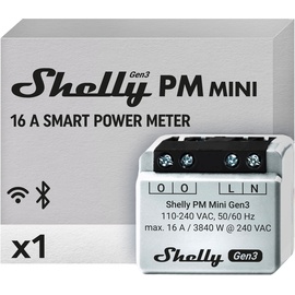 Shelly PM Mini Gen3, 1-Kanal, Unterputz, Strom-/Energiemesser (Shelly_PM_Mini_G3)