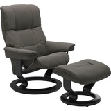 Stressless Mayfair mit Classic Base Leder 88 x 102 x 77 cm metal grey paloma