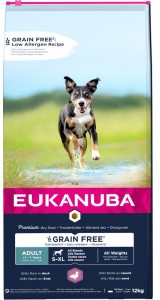 Eukanuba Adult met eend graanvrij hondenvoer  12 kg