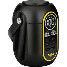 aqiila S140 Powerstation 54 Ah Li-Ion USB-A, USB-C®, Wireless Charging Schwarz LED Taschenlampe, Statusanzeige, gleichzeitiges Laden und Entladen