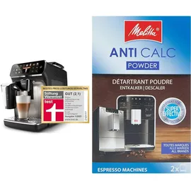 Philips 5400 Series LatteGo EP5447/90 Schwarz/Chrom