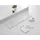 Rapoo 9850M Multi-mode Wireless Ultra-slim Advanced Desktop Set weiß, USB/Bluetooth, DE (00215385)