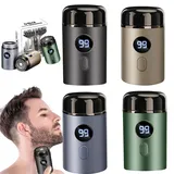 Neuester Tragbarer Elektrischer Mini-rasierer, Sopami Mini Rasierer, Capsule Razor,Sopami Mini Shaver,USB Waschbarer Reise-Nass-Trockenrasierer für Damen Herren (4 Stück)