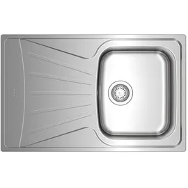 Teka Starbright 45 E-xp 1c 1e Rev Spüle mit Abtropffläche, - Grey - One Size