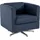 Home Affaire Sessel Bob Polyester 72 x 71 x 75 cm Blau drehbar mit Sternfuß