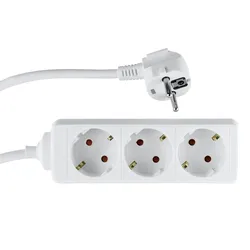 REV - Steckdosenleiste - Wechselstrom 250 V - 3500 Watt - Ausgangsanschlüsse: 3 ...