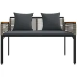 vidaXL Gartenbank 117 x 54 x 74,5 cm Grau