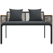 vidaXL Gartenbank 117 x 54 x 74,5 cm Grau