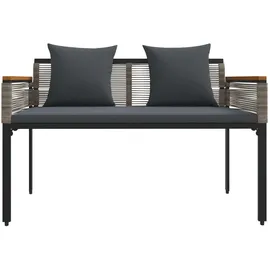 vidaXL Gartenbank 117 x 54 x 74,5 cm Grau